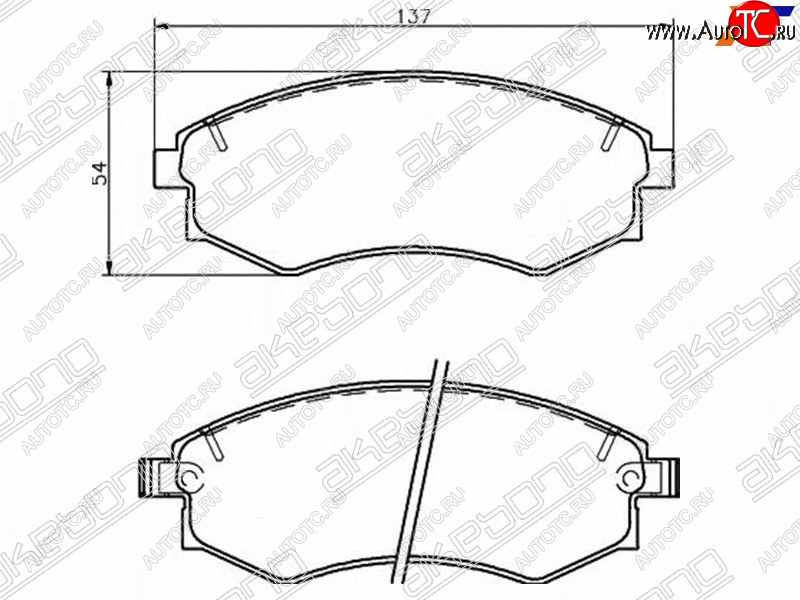 1 979 р. Колодки тормозные передние FR-FL SAT  Hyundai Elantra XD седан дорестайлинг (2000-2003)  с доставкой в г. Белгород