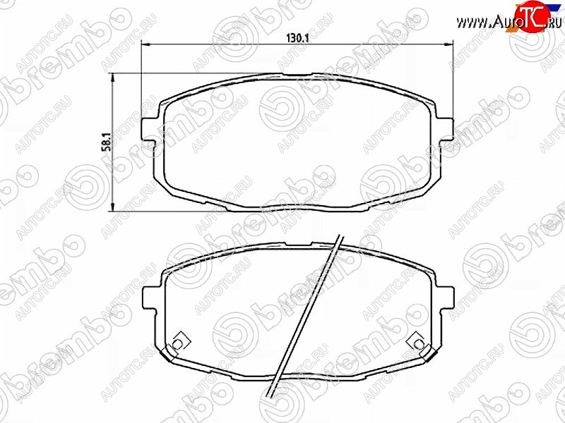 2 789 р. Колодки тормозные передние FL-FR SAT Hyundai Creta SU (2020-2022)  с доставкой в г. Белгород