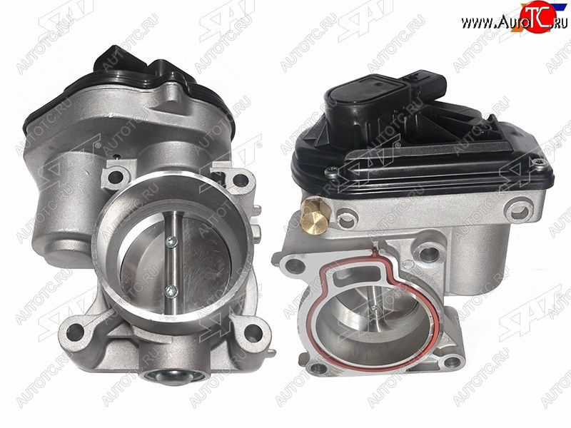 5 199 р. Дроссельная заслонка Ford Fiesta 02-08  Focus 04-11  Fusion 02-12  Mondeo 07-15 SAT ST-1537636  с доставкой в г. Белгород