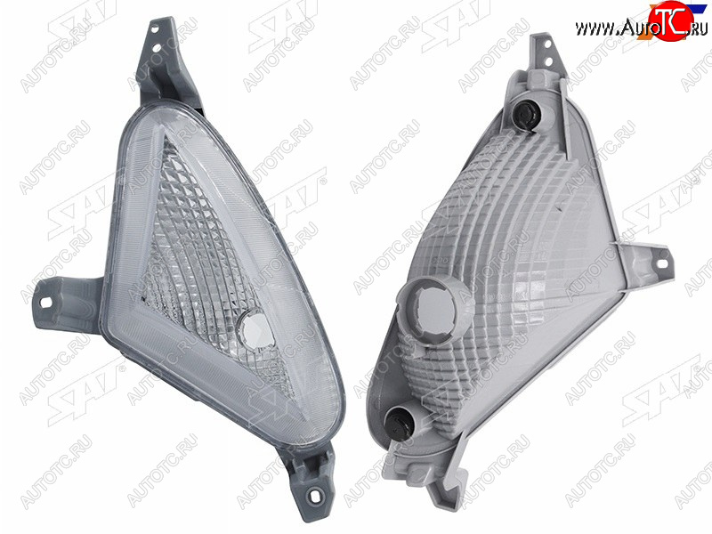 1 399 р. Левая противотуманная фара SAT Hyundai Elantra CN7 (2020-2023)  с доставкой в г. Белгород