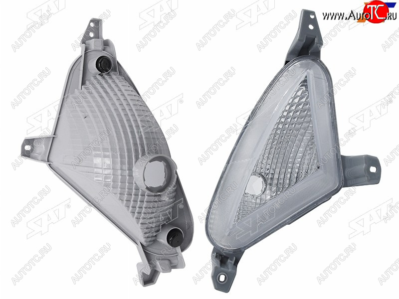 1 399 р. Правая противотуманная фара SAT Hyundai Elantra CN7 (2020-2023)  с доставкой в г. Белгород