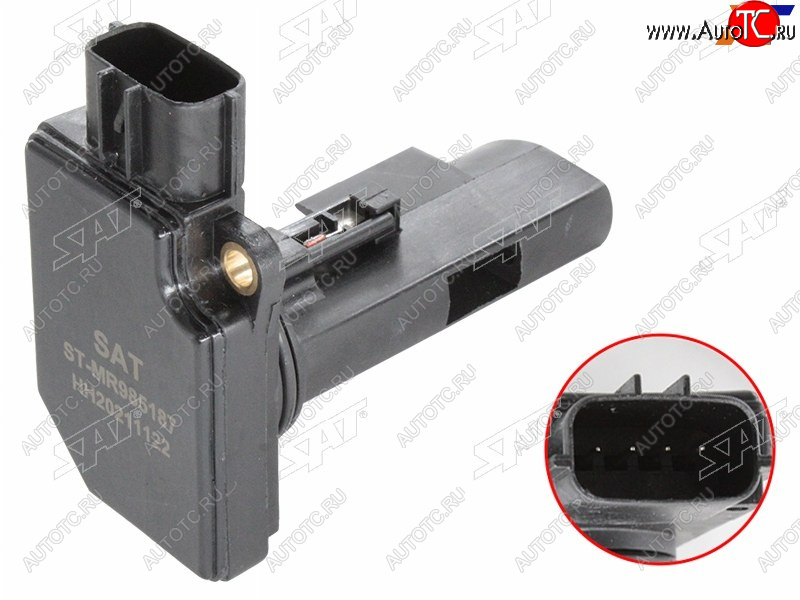 2 499 р. Датчик расхода воздуха MMC 4B1011124J114G154G644G696G7274756B31 1,8-3,0 SAT ST-MR985187  с доставкой в г. Белгород