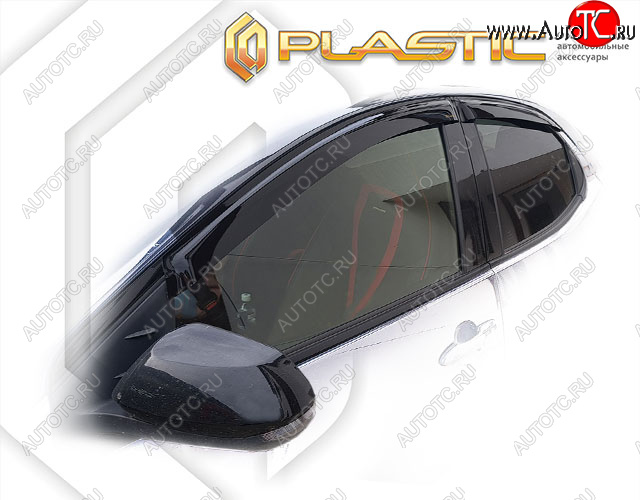 2 079 р. Дефлектора окон CA-Plastic Toyota Yaris XP210 хэтчбэк 5 дв. дорестайлинг (2020-2025) (classic полупрозрачный)  с доставкой в г. Белгород