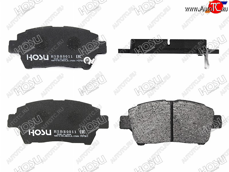849 р. Колодки тормозные передние FR-FL SAT Toyota Corolla E120 седан дорестайлинг (2000-2004)  с доставкой в г. Белгород