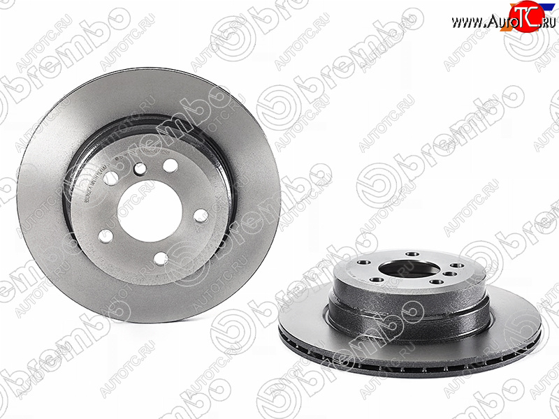 7 649 р. Диск тормозной задний Ø290mm BREMBO  BMW X5 E70 дорестайлинг (2006-2010)  с доставкой в г. Белгород