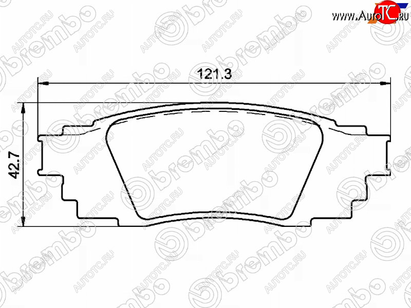 4 599 р. Копируемое: Колодки тормозные задние LH-RH SAT Lexus RX 270 AL20 дорестайлинг (2015-2019)  с доставкой в г. Белгород