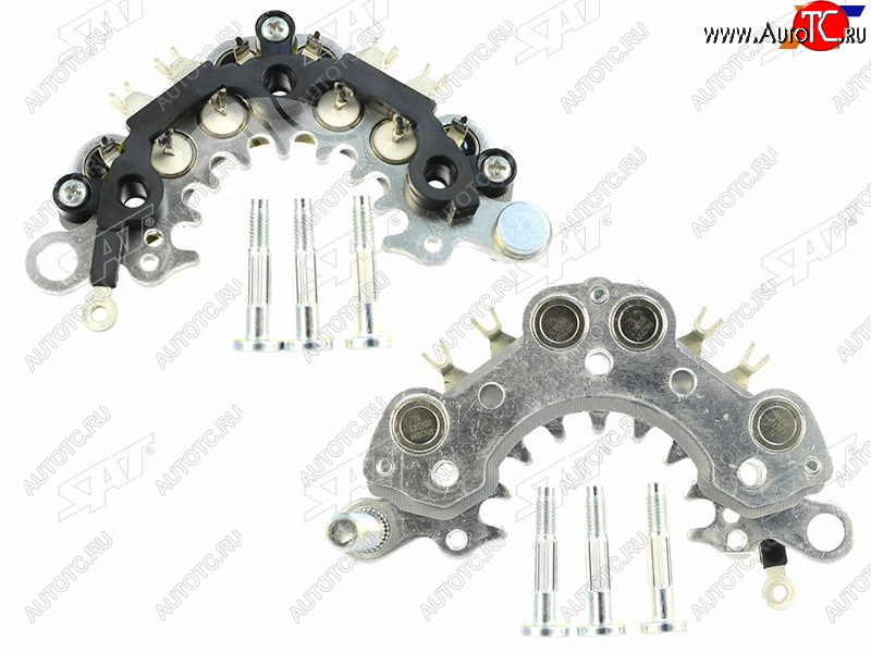 899 р. Диодный мост генератора NISSAN ALMERA N16 00-01PRIMERA P11P12 02- QG15DEQG16DEQG18DE D=114mm SAT ST-133-0011  с доставкой в г. Белгород