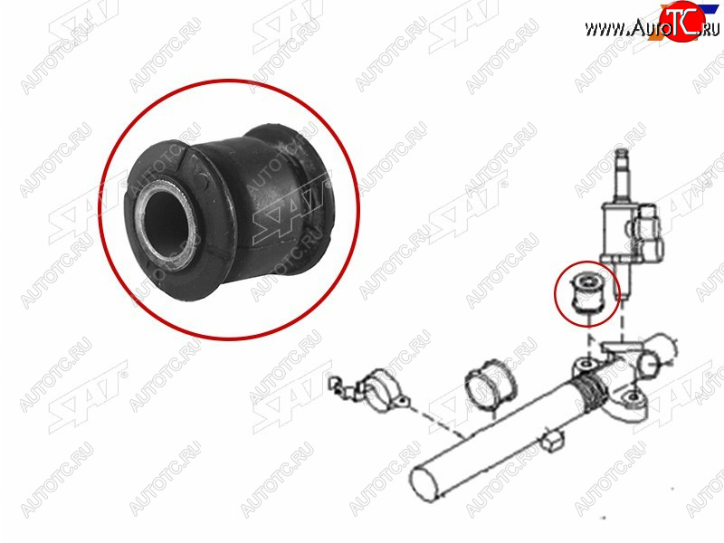 159 р. Втулка рулевой рейки Subaru Forester 07-13  Impreza 07-12  Legacy 09-15  Outback 09-15 SAT ST-34112-AG00A-9E  с доставкой в г. Белгород