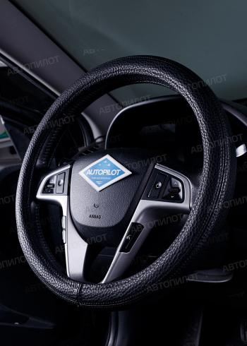 629 р. Оплётка на руль (37-39см BLW-019 кож/зам) Автопилот INFINITI EX35 J50 (2007-2013) (черный)  с доставкой в г. Белгород. Увеличить фотографию 4