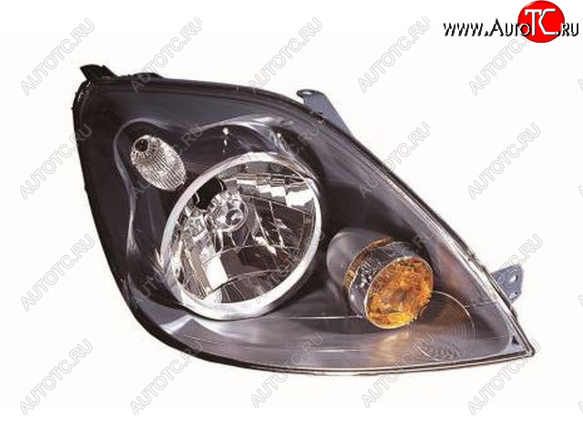 8 249 р. Правая фара (c электрокорректором) DEPO Ford Fiesta 5 хэтчбэк 5 дв. рестайлинг (2005-2008)  с доставкой в г. Белгород