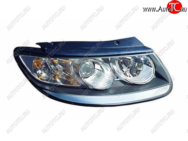 12 749 р. Левая фара (корректор) DEPO Hyundai Santa Fe CM дорестайлинг (2006-2009)  с доставкой в г. Белгород