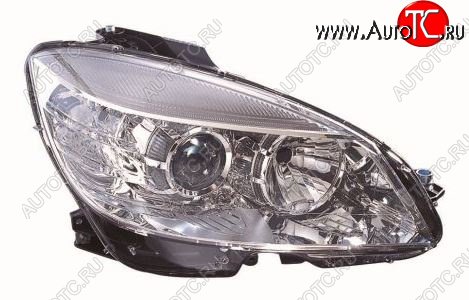 15 299 р. Правая фара (c электрокорректором) DEPO Mercedes-Benz C-Class W204 дорестайлинг седан (2007-2011)  с доставкой в г. Белгород