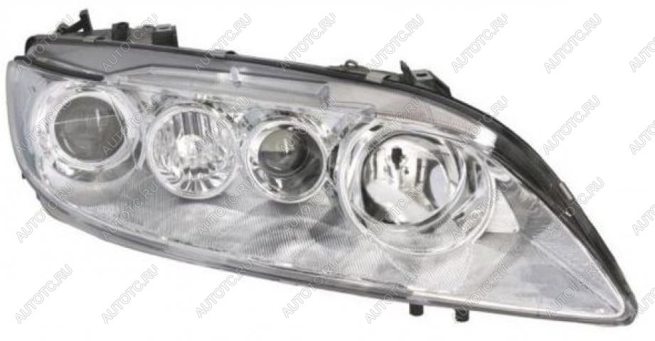 12 249 р. Правая фара (с электрокорректором, без противотум) BodyParts Mazda 6 GG седан дорестайлинг (2002-2005)  с доставкой в г. Белгород