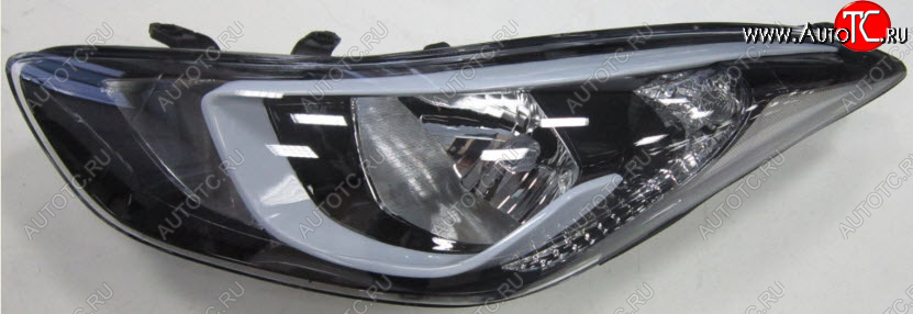 5 899 р. Левая фара (корректор) BODYPARTS Hyundai Elantra MD рестайлинг (2013-2016)  с доставкой в г. Белгород