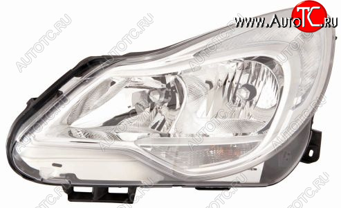 13 349 р. Левая фара (c электрокорректором) DEPO Opel Corsa D  2-ой рестайлинг, хэтчбэк 5 дв. (2011-2014)  с доставкой в г. Белгород