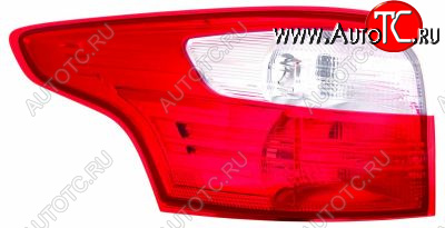 6 749 р. Левый фонарь DEPO Ford Focus 3 универсал дорестайлинг (2010-2015)  с доставкой в г. Белгород
