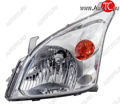8 299 р. Левая фара (под корректор) DEPO Toyota Land Cruiser Prado J120 (2002-2009)  с доставкой в г. Белгород