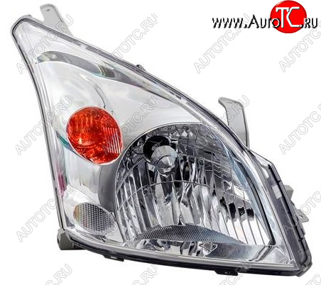 8 299 р. Правая фара (под корректор) DEPO Toyota Land Cruiser Prado J120 (2002-2009)  с доставкой в г. Белгород