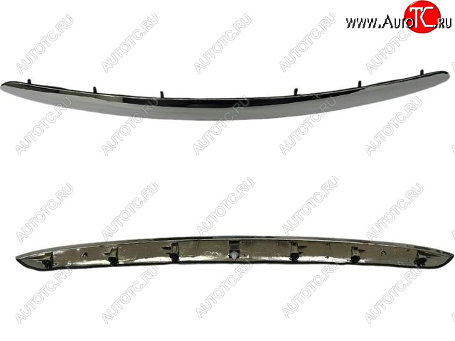 1 339 р. Молдинг решетки радиатора (пр-во Китай) BODYPARTS KIA Cerato 2 TD седан (2008-2013) (хром)  с доставкой в г. Белгород
