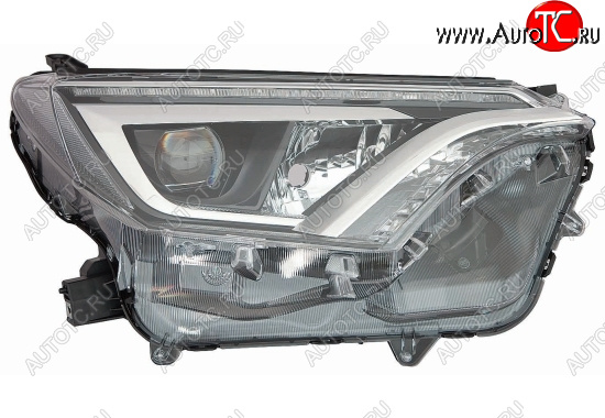 42 799 р. Правая фара (с электрокорректором, диодная) DEPO Toyota RAV4 XA40 5 дв. рестайлинг (2015-2019)  с доставкой в г. Белгород