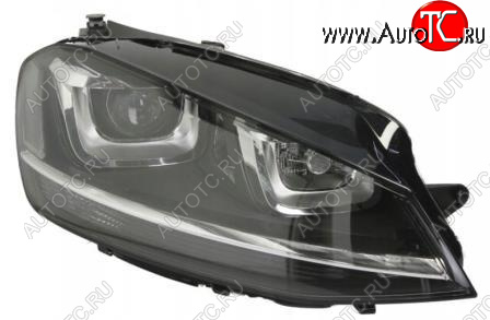 18 999 р. Правая фара (с электрокорректором, ксенон) BodyParts Volkswagen Golf 7 дорестайлинг, хэтчбэк 5 дв. (2012-2017)  с доставкой в г. Белгород