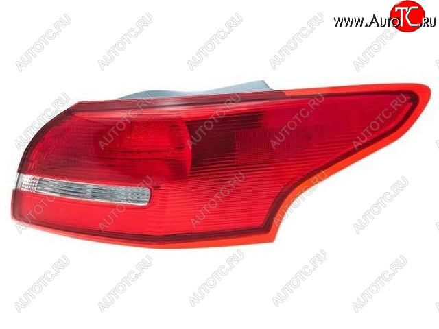 3 399 р. Правый фонарь DEPO Ford Focus 3 седан рестайлинг (2014-2019)  с доставкой в г. Белгород