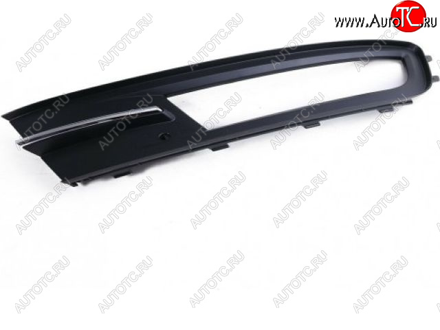 799 р. Левая вставка переднего бампера (с отверстием под ПТФ, пр-во Китай) BODYPARTS Volkswagen Passat B8 седан дорестайлинг (2015-2019) (молдинг хром)  с доставкой в г. Белгород