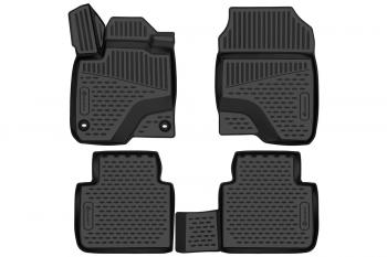 Коврики 3D в салон Element Honda ZR-V  1 (2022-2025) (черные)