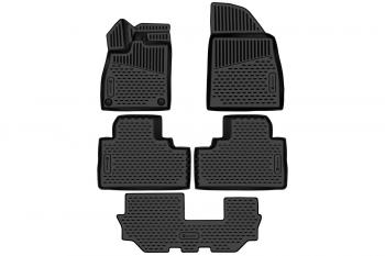 Коврики 3D в салон Element GAC GS8 (2023-2025) (черные)