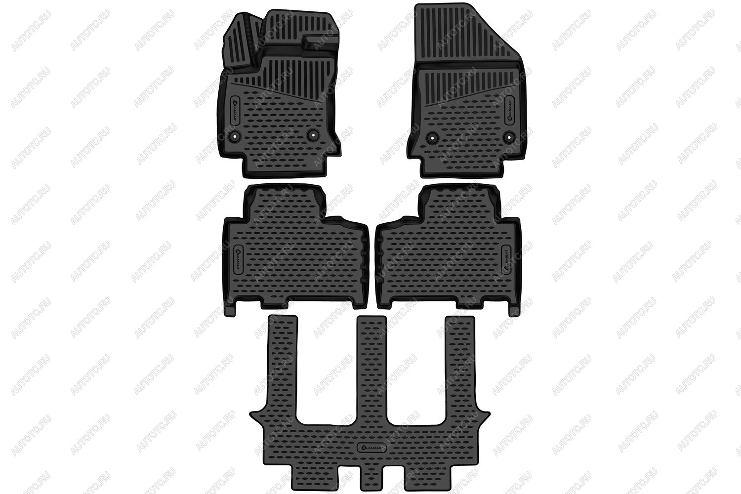 2 699 р. Коврики 3D в салон Element Geely Okavango (2021-2025) (черные)  с доставкой в г. Белгород