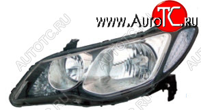 7 599 р. Фара левая (под корректор) BodyParts Honda Civic FD седан дорестайлинг (2005-2008)  с доставкой в г. Белгород
