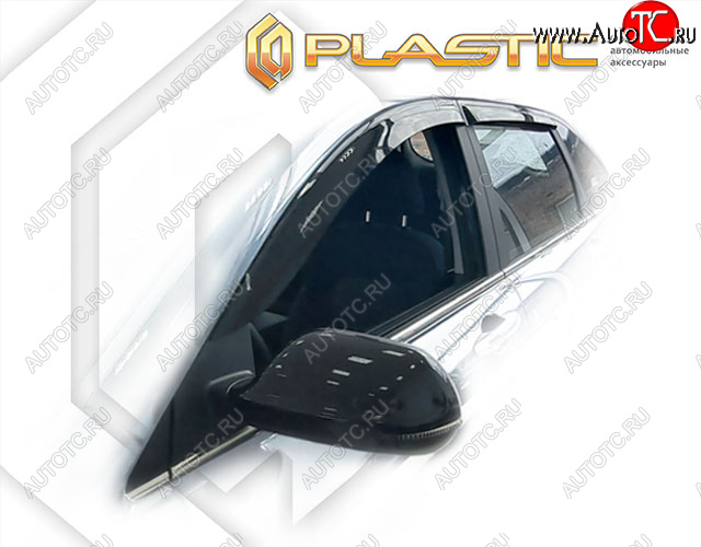 2 099 р. Дефлектора окон CA-Plastic Haval M6 (2021-2025) (classic полупрозрачный)  с доставкой в г. Белгород