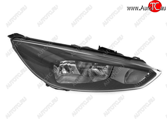 6 349 р. Правая фара DEPO Ford Focus 3 седан рестайлинг (2014-2019)  с доставкой в г. Белгород