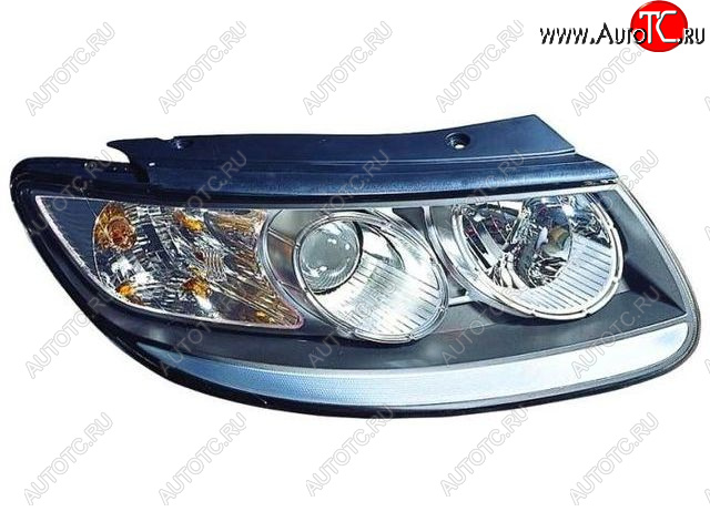 7 449 р. Правая фара (c электрокорректором) BODYPARTS Hyundai Santa Fe CM дорестайлинг (2006-2009)  с доставкой в г. Белгород