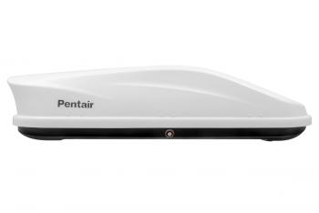 26 419 р. Багажный бокс на крышу (450 л. 177.5x81x44 см, двусторонний) Pentair PYTHON 450L Dodge Caravan (1996-2000) (белый глянец)  с доставкой в г. Белгород. Увеличить фотографию 2