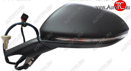 5 899 р. Боковое левое зеркало (электрическое, с подогревом, 6 контактов) BodyParts Volkswagen Golf 7 дорестайлинг, хэтчбэк 5 дв. (2012-2017) (неокрашенное)  с доставкой в г. Белгород