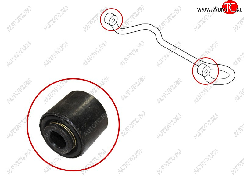 799 р. Втулка стабилизатора Toyota Land Cruiser Prado (J150) 09-20  Lexus GX 02-19  Toyota 4Runner 02-09 SAT ST-48805-60130B  с доставкой в г. Белгород