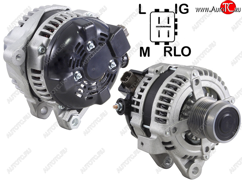 9 349 р. Генератор TOYOTA CAMRY 2.4 01-06/RAV4 2.4 05- 2AZFE ACA31L/ACA33L 12V 100A SAT ST-27060-28361, st2706028361 SAT ST-27060-28361  с доставкой в г. Белгород