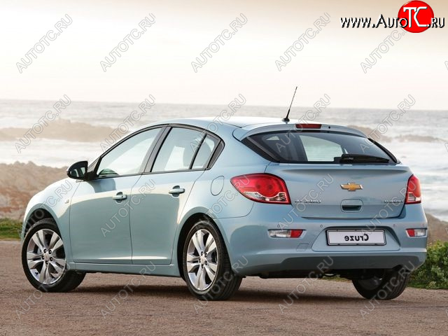 2 989 р. Задняя левая ремонтная арка AUTOFERRUM Chevrolet Cruze J305 хэтчбек дорестайлинг (2009-2012) (Холоднокатаная сталь 0,8 мм)  с доставкой в г. Белгород