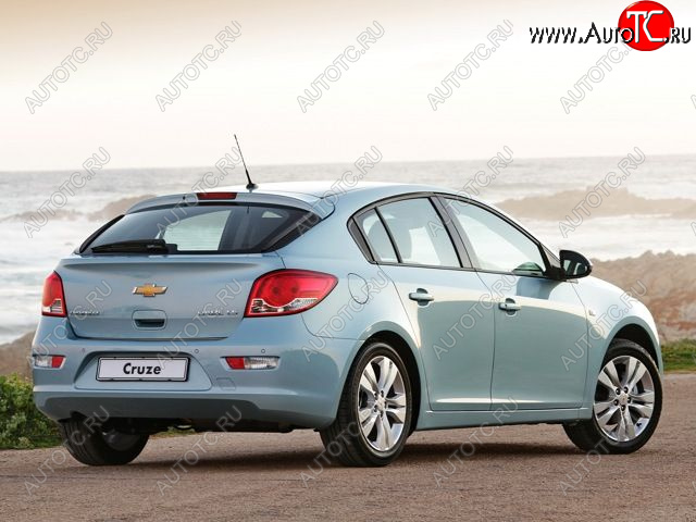 2 989 р. Задняя правая ремонтная арка AUTOFERRUM Chevrolet Cruze J305 хэтчбек дорестайлинг (2009-2012) (Холоднокатаная сталь 0,8 мм)  с доставкой в г. Белгород