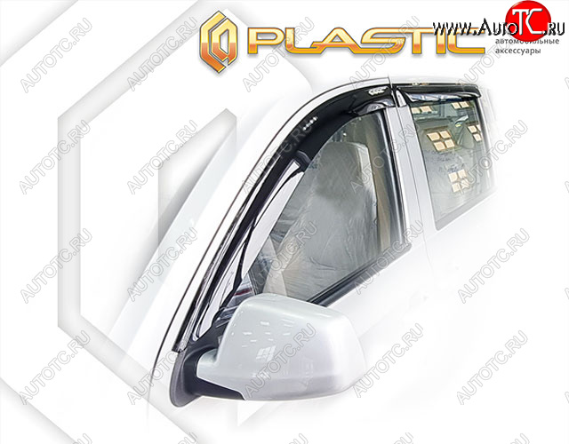 2 159 р. Дефлектор окон CA-Plastic Wuling Hongguang V (2019-2023) (Classic полупрозрачный)  с доставкой в г. Белгород