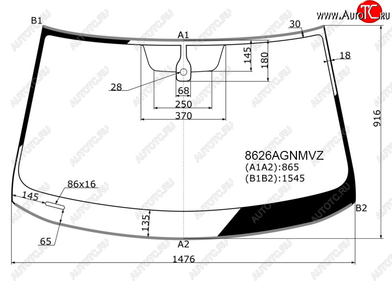 6 899 р. Стекло лобовое (Датчик дождя Молдинг) FUYAO Volkswagen Passat B8 универсал дорестайлинг (2015-2019)  с доставкой в г. Белгород