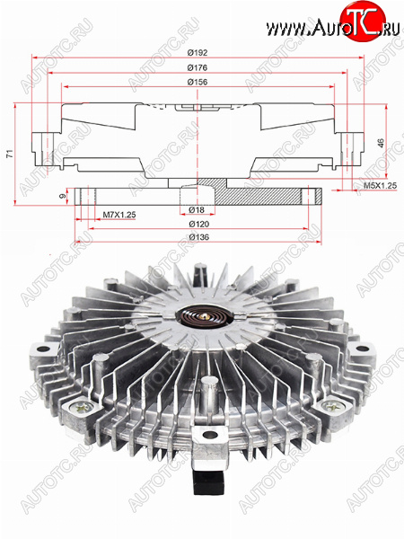 5 749 р. Вискомуфты MITSUBISHI PAJERO V89#WPAJERO IV 06- 4M41 3.2D SAT ST-170-0002  с доставкой в г. Белгород