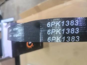 469 р. Ремень генератора 6PK1383 WP12 E5 VALMO0000412 VALMO 612630061037  с доставкой в г. Белгород. Увеличить фотографию 2