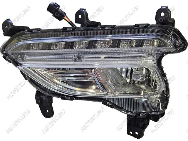 8 499 р. Противотуманная фара левая BodyParts Hyundai Santa Fe DM дорестайлинг (2012-2016)  с доставкой в г. Белгород
