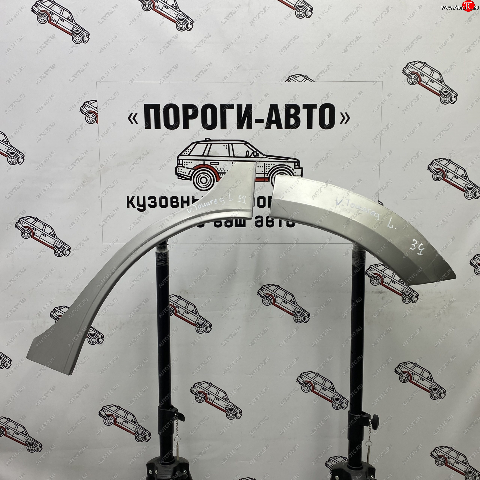 4 299 р. Ремкомплект внешних задних арок (2 шт) ПОРОГИ-АВТО Volkswagen Touareg 2 NF дорестайлинг (2010-2014) (холоднокатаная сталь 0,8 мм)  с доставкой в г. Белгород