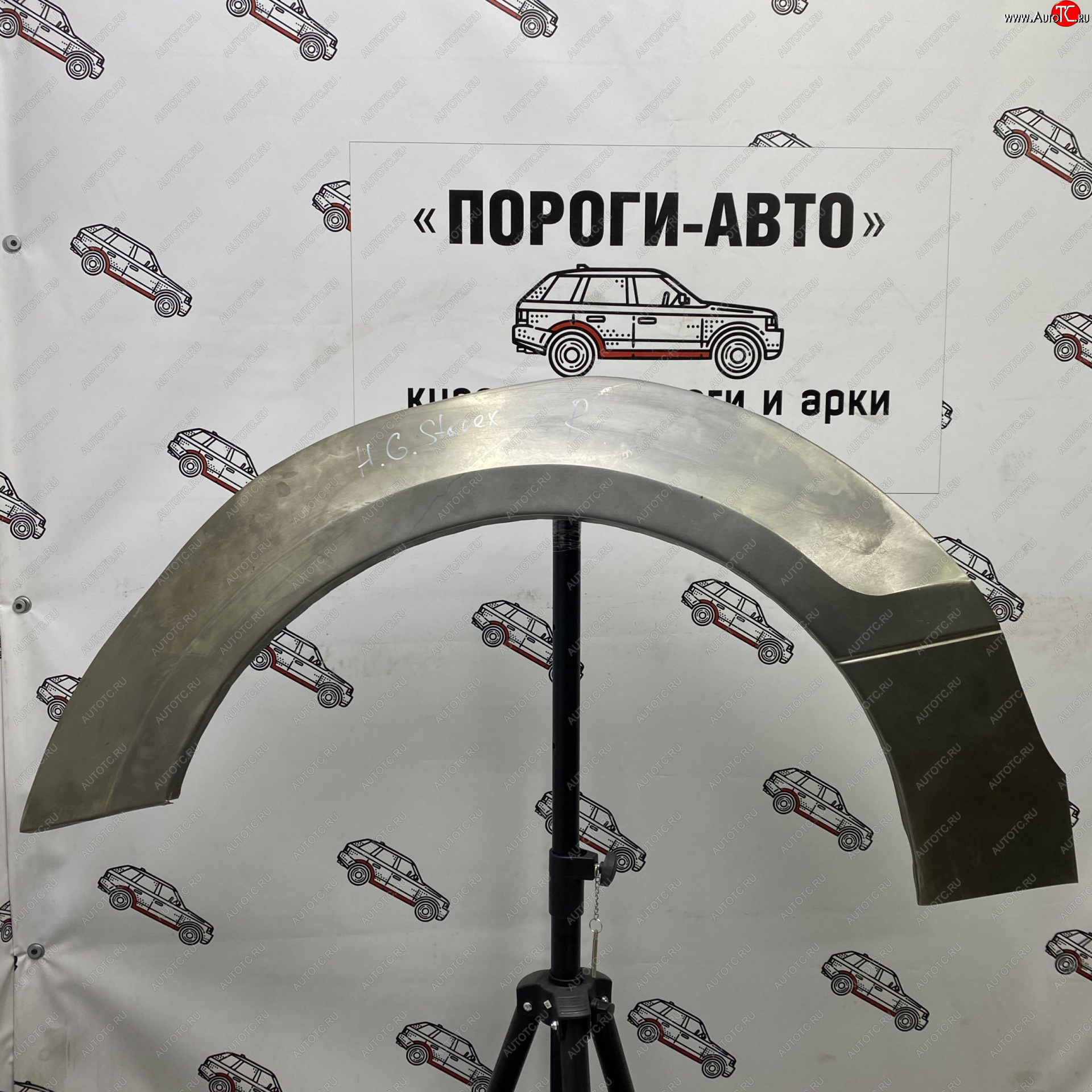 2 199 р. Правая внешняя задняя ремонтная арка ПОРОГИ-АВТО Hyundai Starex/Grand Starex/H1 TQ рестайлинг (2014-2018) (холоднокатаная сталь 0,8 мм)  с доставкой в г. Белгород