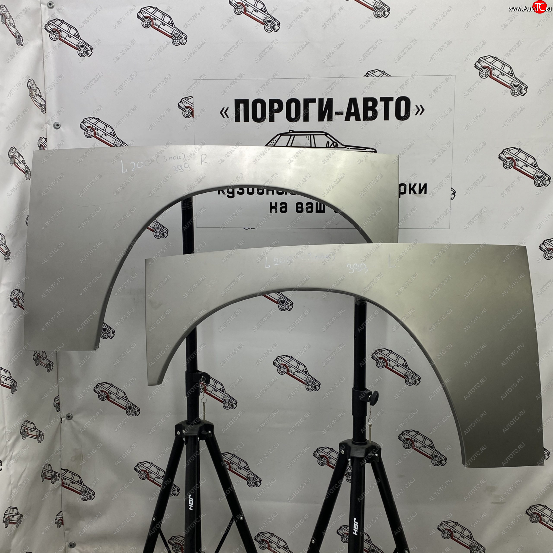 2 199 р. Левая внешняя задняя ремонтная арка ПОРОГИ-АВТО Mitsubishi L200 3 K6T-K7T дорестайлинг (1996-2005) (холоднокатаная сталь 0,8 мм)  с доставкой в г. Белгород