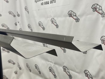 Ремкомплект порогов (2 шт.) Пороги-Авто Nissan NP300 (2008-2013) (холоднокатаная сталь 1 мм)