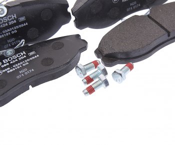 2 999 р. Колодки тормозные передние (4шт.) BOSCH Nissan Terrano2 R50 дорестайлинг (1995-1999)  с доставкой в г. Белгород. Увеличить фотографию 2